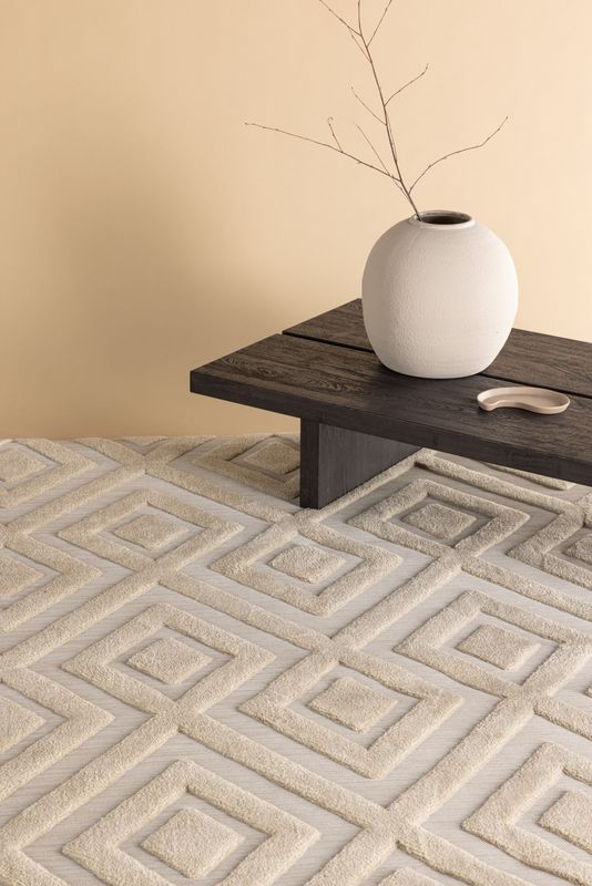 Venture Home Pia Matta - Rektangulär i Beige