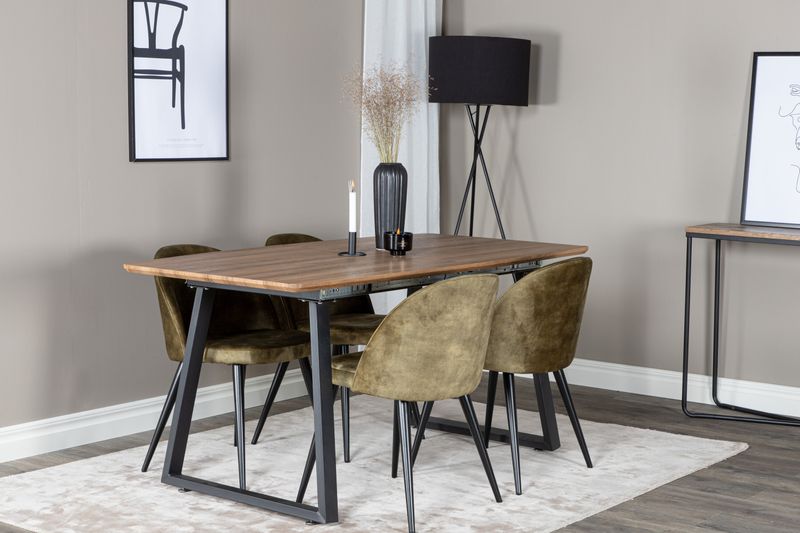 Venture Home Matgrupp Inca med stolar Velvet