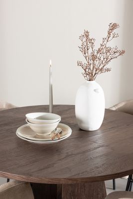 Venture Home Bootcut Matbord med Evelina Matstol