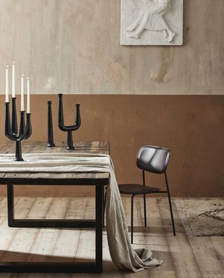 Nordal ULOPU ljusstake, 2-armad, aluminium - svart