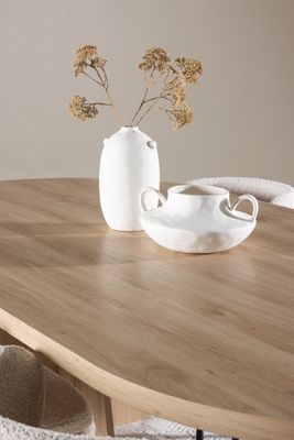 Venture Home Bootcut Matbord med Agnes Matstol