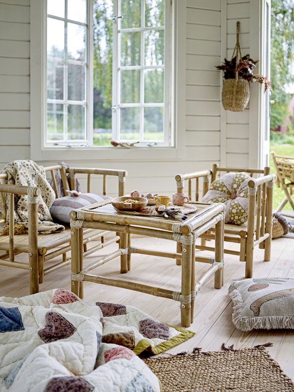 Bloomingville Mini Sole Stol, Natur, Bambu