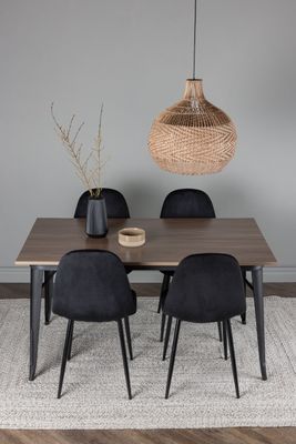 Venture Home Matgrupp Tempe med 4st matstolar Polar