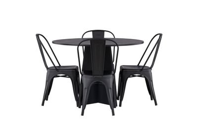 Venture Home Matgrupp Bootcut med 4 stolar Tempe