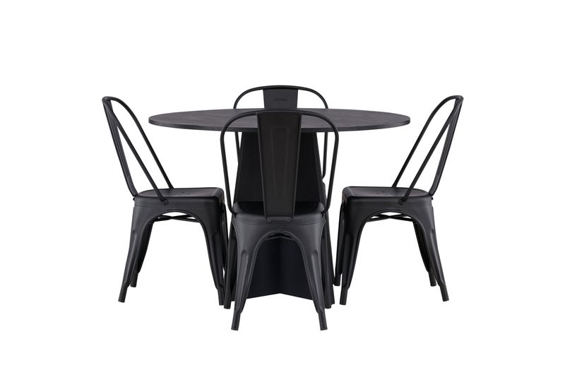 Venture Home Matgrupp Bootcut med 4 stolar Tempe