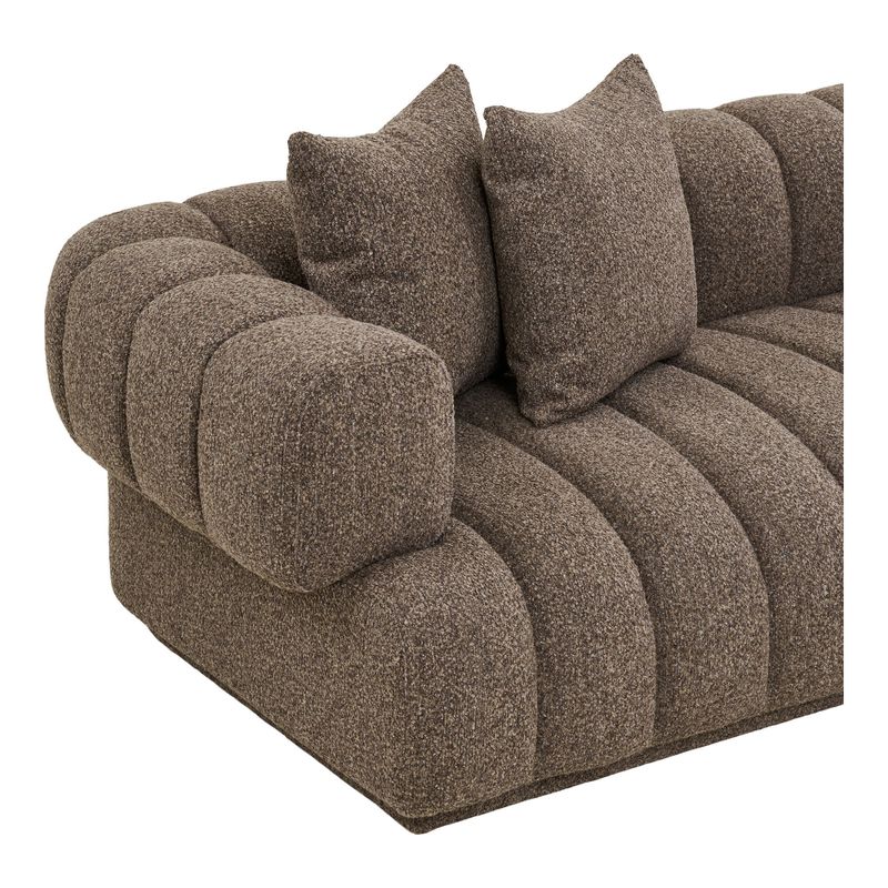 House Nordic Aurora loungesoffa Brun 104/160x293x68 cm