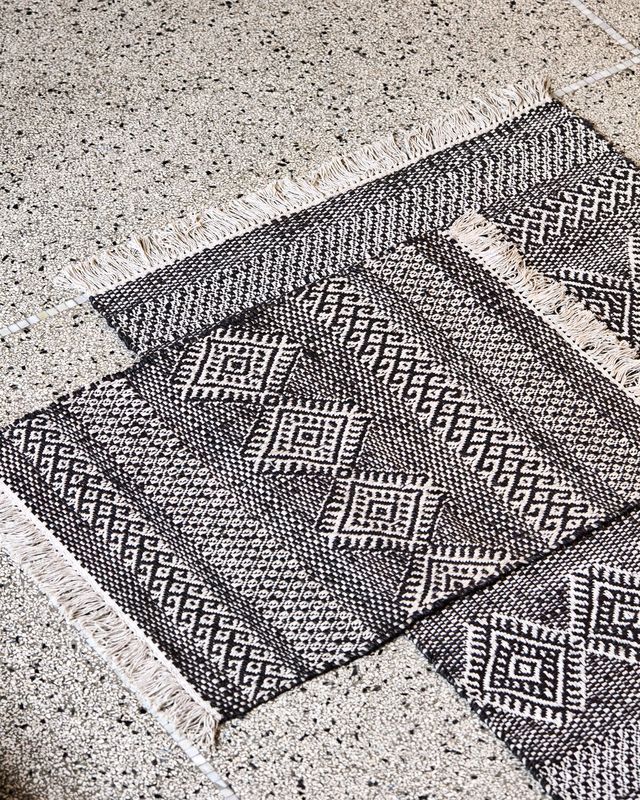 House Doctor Ethnic Matta Svart/Natur