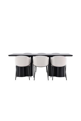 Venture Home Olivia Matbord med Evelina Matstol