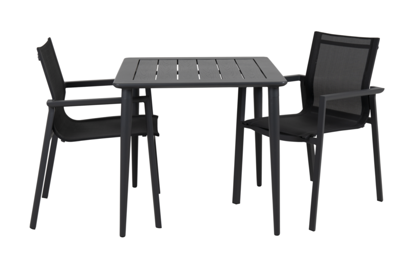 Brafab Nimes matbord 78x78 cm antracit