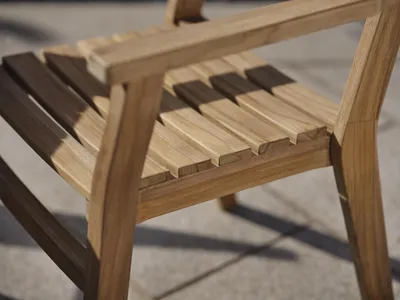 Brafab Keros Karmstol i Teak