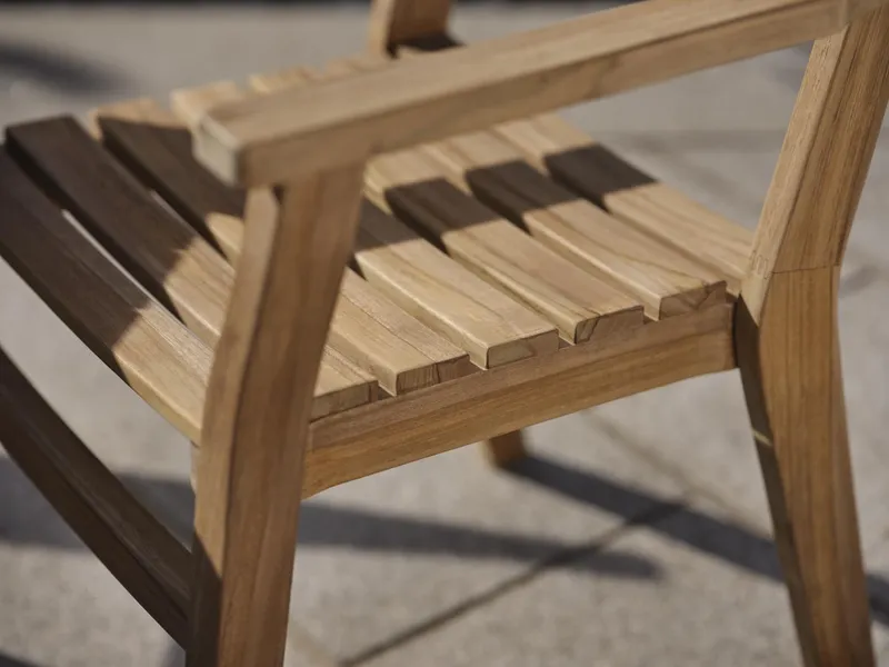 Brafab Keros Karmstol i Teak