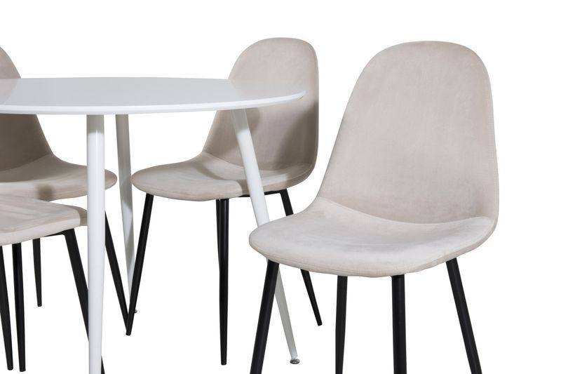 Venture Home Matgrupp Plaza med stolarna Polar