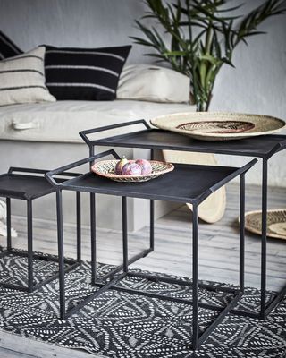 Affari of Sweden THOMAS Satsbord, set om 3, Grå