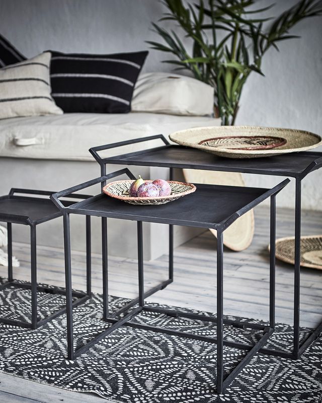 Affari of Sweden THOMAS Satsbord, set om 3, Grå