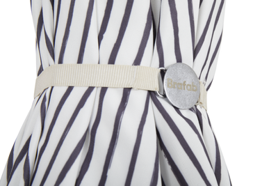 Brafab Gatsby parasoll Ø180 cm grårandigt