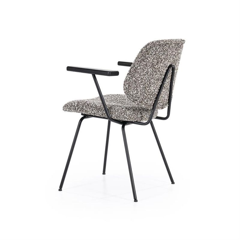 Eleonora Stol Jon med Armstöd - Taupe Maywood Mullvad