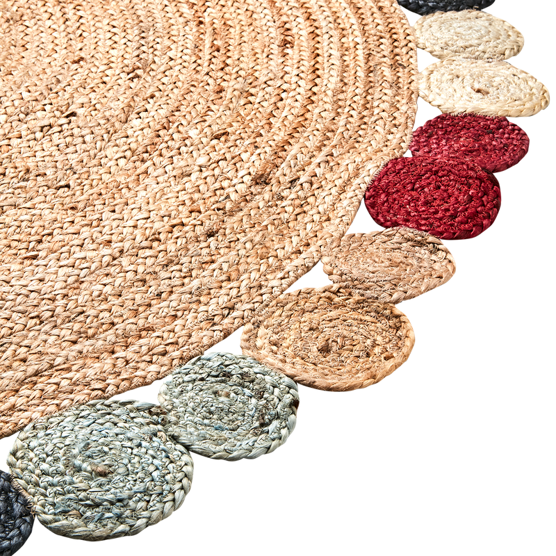 Affari of Sweden JUNI Matta L, Natur/flerfärgad