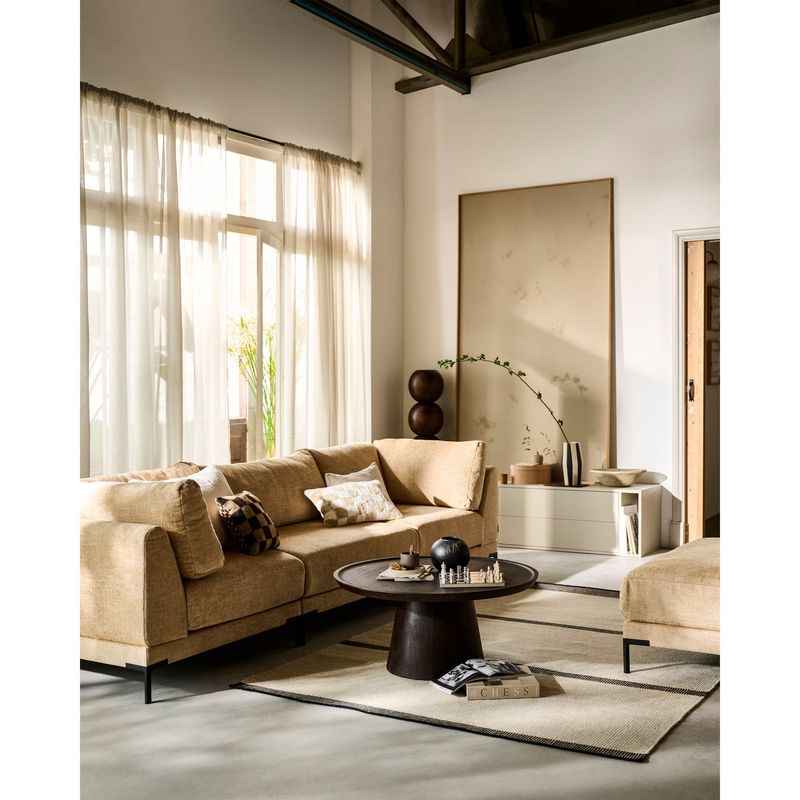 vtwonen COFFEE A GOGO Sidobord i Mango Trä med Valnötsfinish