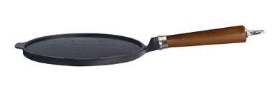Ronneby Bruk, Pannkakspanna Gjutjärn 25 cm Brunt Trähandtag