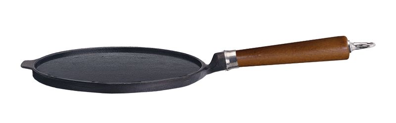 Ronneby Bruk, Pannkakspanna Gjutjärn 25 cm Brunt Trähandtag