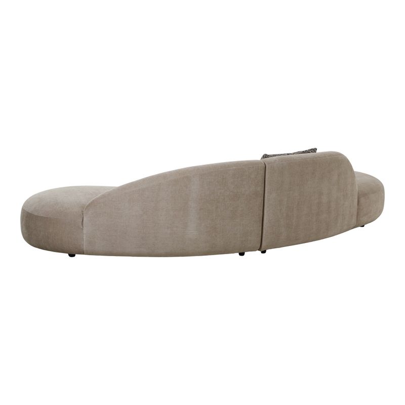 House Nordic Venice Soffa - Chenille, 2 Kuddar, Naturlig