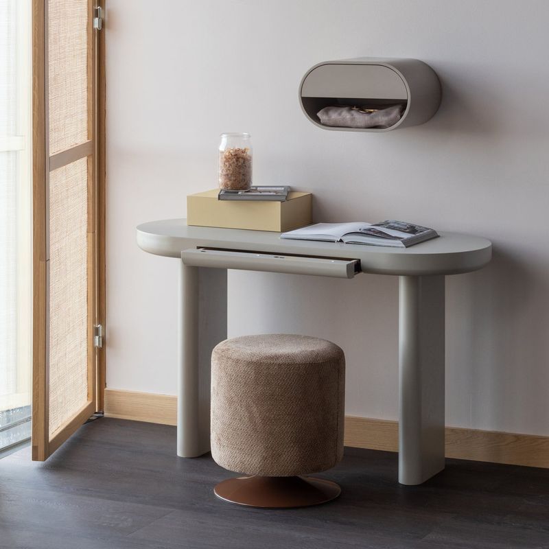 WOOOD MOMO Väggmonterad Låda/Nattduksbord Trä Sand [FSC]