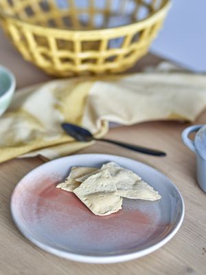 Bloomingville Paula Frukostset, Orange, Stengods