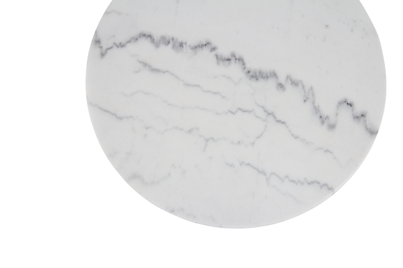 Brafab Loire Marmorbord 60 cm Vit