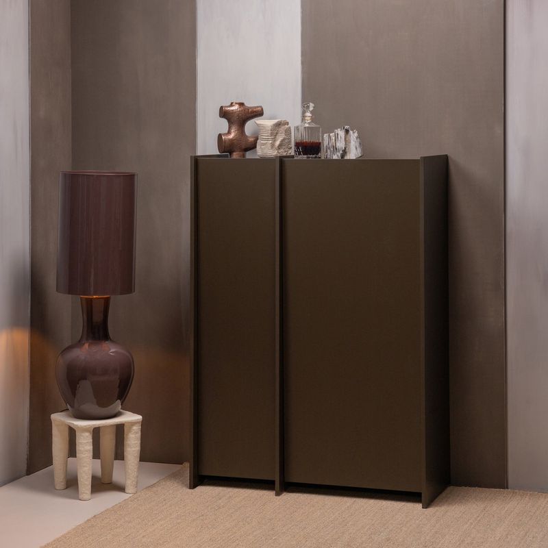 WOOOD BROCK 2-Dörrars Skåp i Askfanér