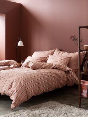 Høie Lissi påslakanset varm rosa 150x210 cm 2 delar