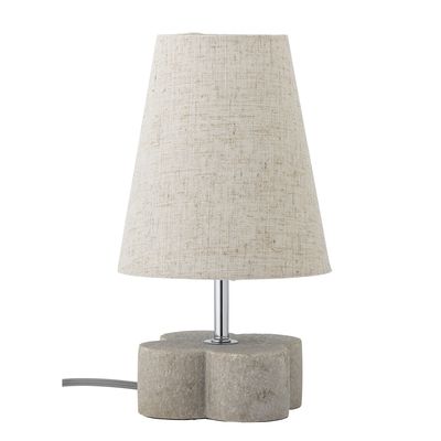 Bloomingville Foglio Bordslampa, Natur, Polyresin, Ø16xH28,5 cm