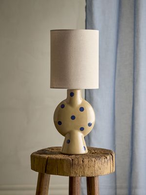 Bloomingville Sergio Bordslampa, Flerfärgad, Stengods, Ø21xH55 cm