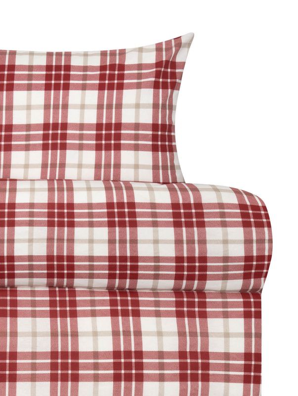 Høie Lukas påslakanset röd 150x210 cm 2 delar