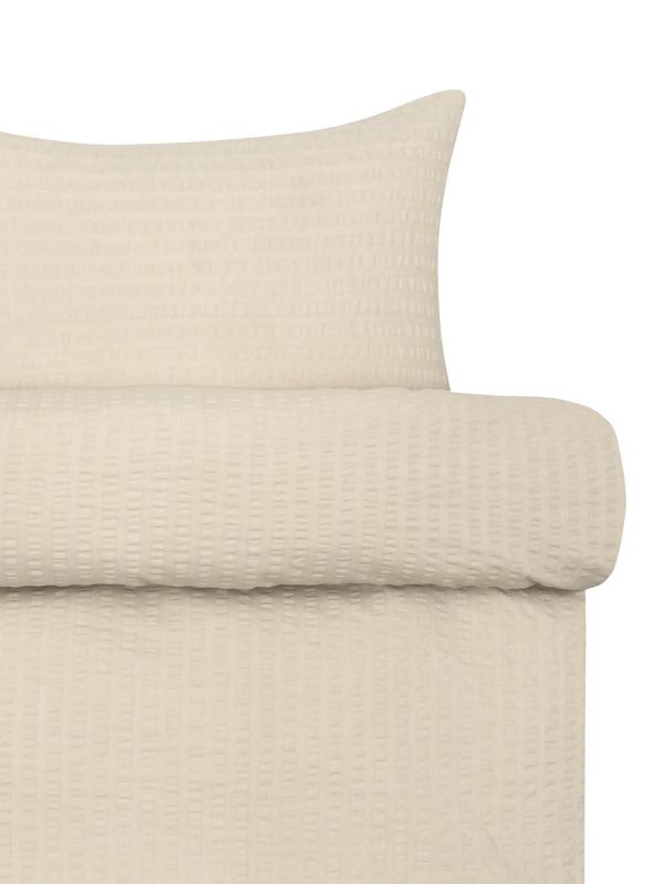 Høie Luna påslakanset beige 150x210 cm 2 delar