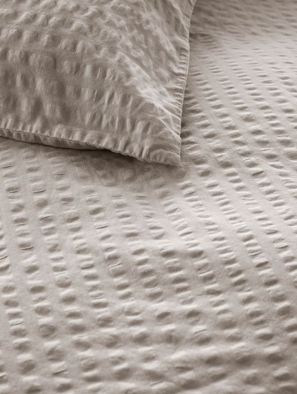 Høie Luna påslakanset beige 150x210 cm 2 delar