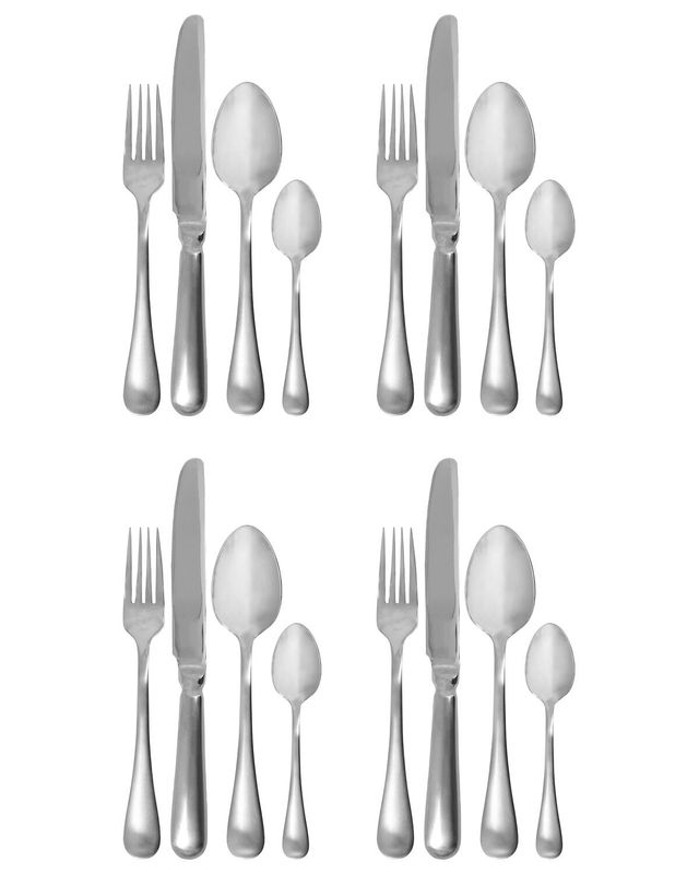 House Doctor Brush Bestickset Silver Finish