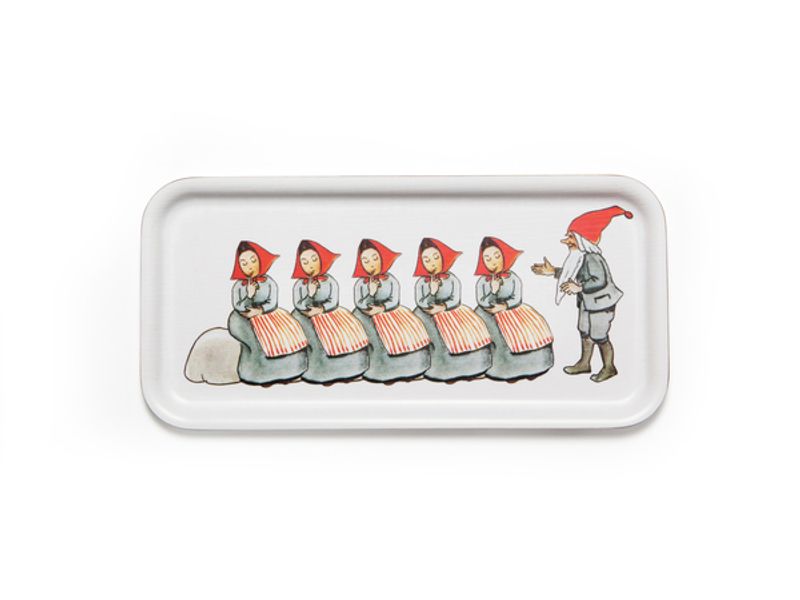 Design House Stockholm Elsa Beskow Serveringsbricka Elf Family 13x28cm