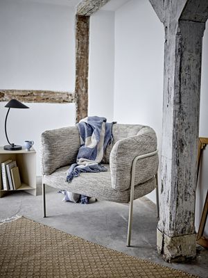 Bloomingville Karel Fåtölj, Natur, FSC®100% Plywood, L88xH75xW80 cm