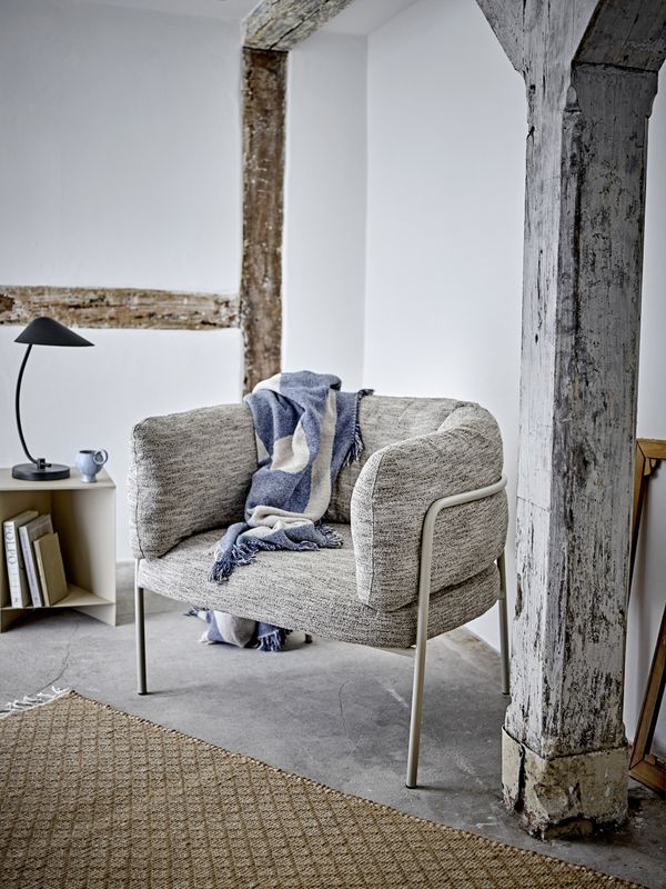 Bloomingville Karel Fåtölj, Natur, FSC®100% Plywood, L88xH75xW80 cm
