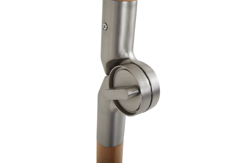 Brafab Gatsby parasoll Ø180 cm grårandigt