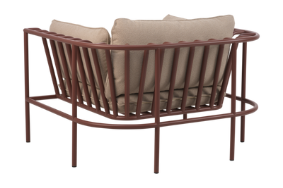 Brafab Collier Fåtölj Zin Röd / Teddy Beige