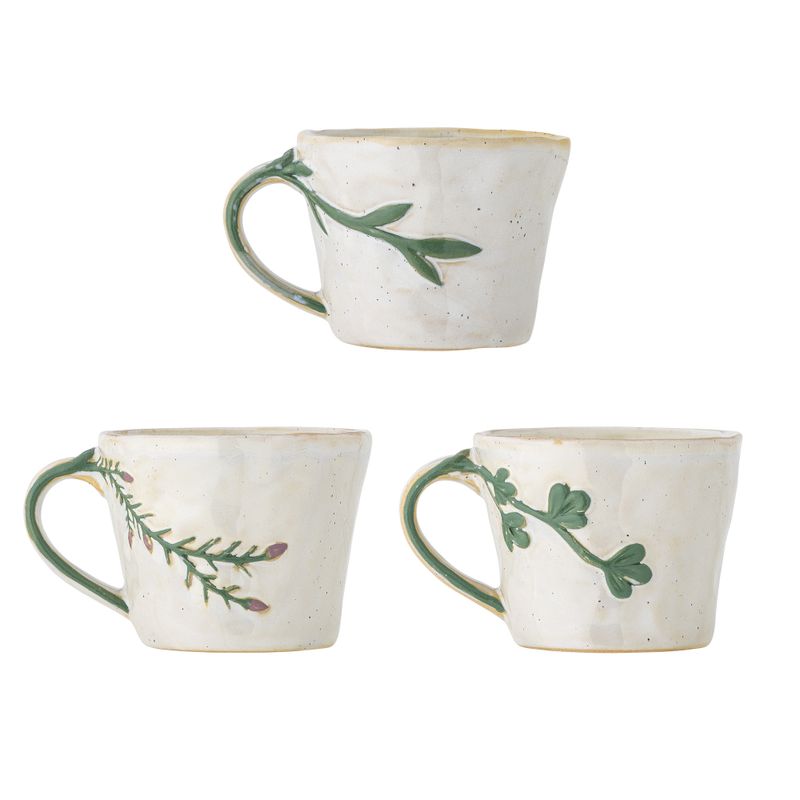 Creative Collection Loua Kopp, Grå, Stengods - 4-pack