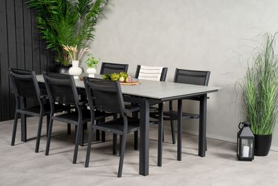 Venture Home Levels, Copacabana Matgrupp Svart Mörkgrå