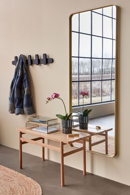 Hübsch Align bänk natur 85 x 38 x H45 cm