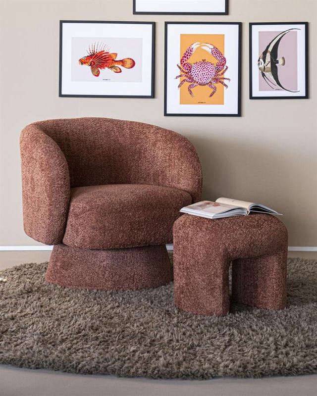 By Boo Balou - terracotta fåtölj