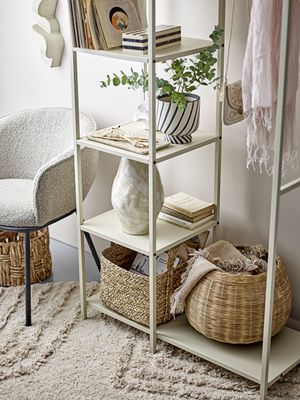 Bloomingville Cortone Matstol, Grå, Polyester, L60xH76xW63 cm