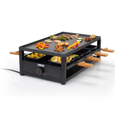 Princess Raclette 162655  Black Steel Raclette för 8pers.