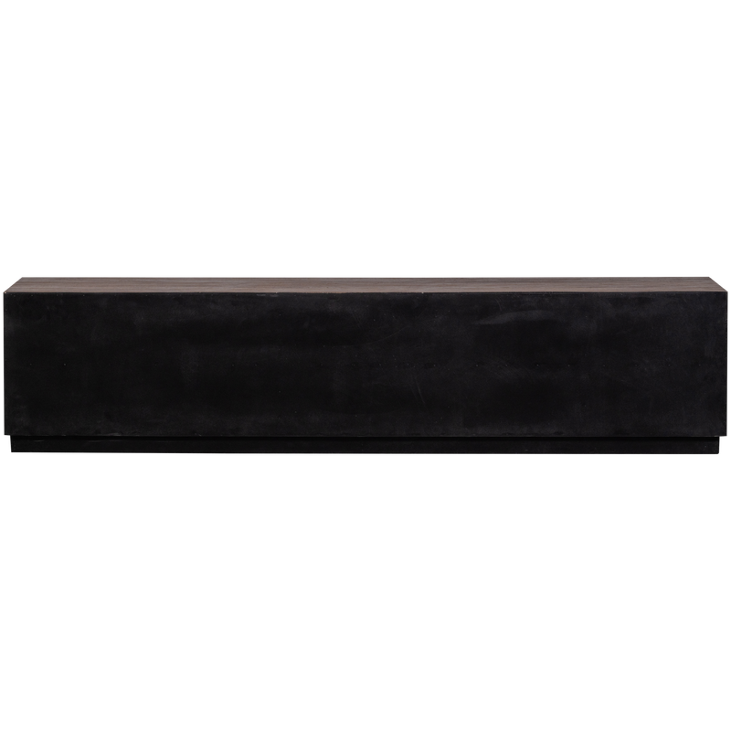 WOOOD SUN TV-bänk med Öppet Fack i Återvunnet Teak Brun