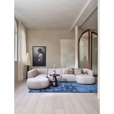 WOOOD Polly U-formad Soffa Vänster Sand