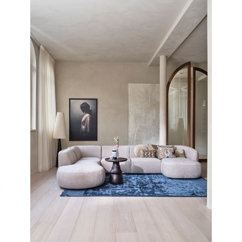 WOOOD Polly U-formad Soffa Vänster Sand